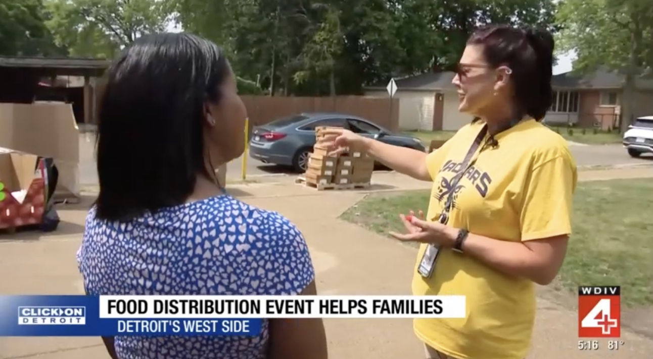 ‘It’s a blessing’: Long lines reflect deep need as Forgotten Harvest distributes food in Detroit
