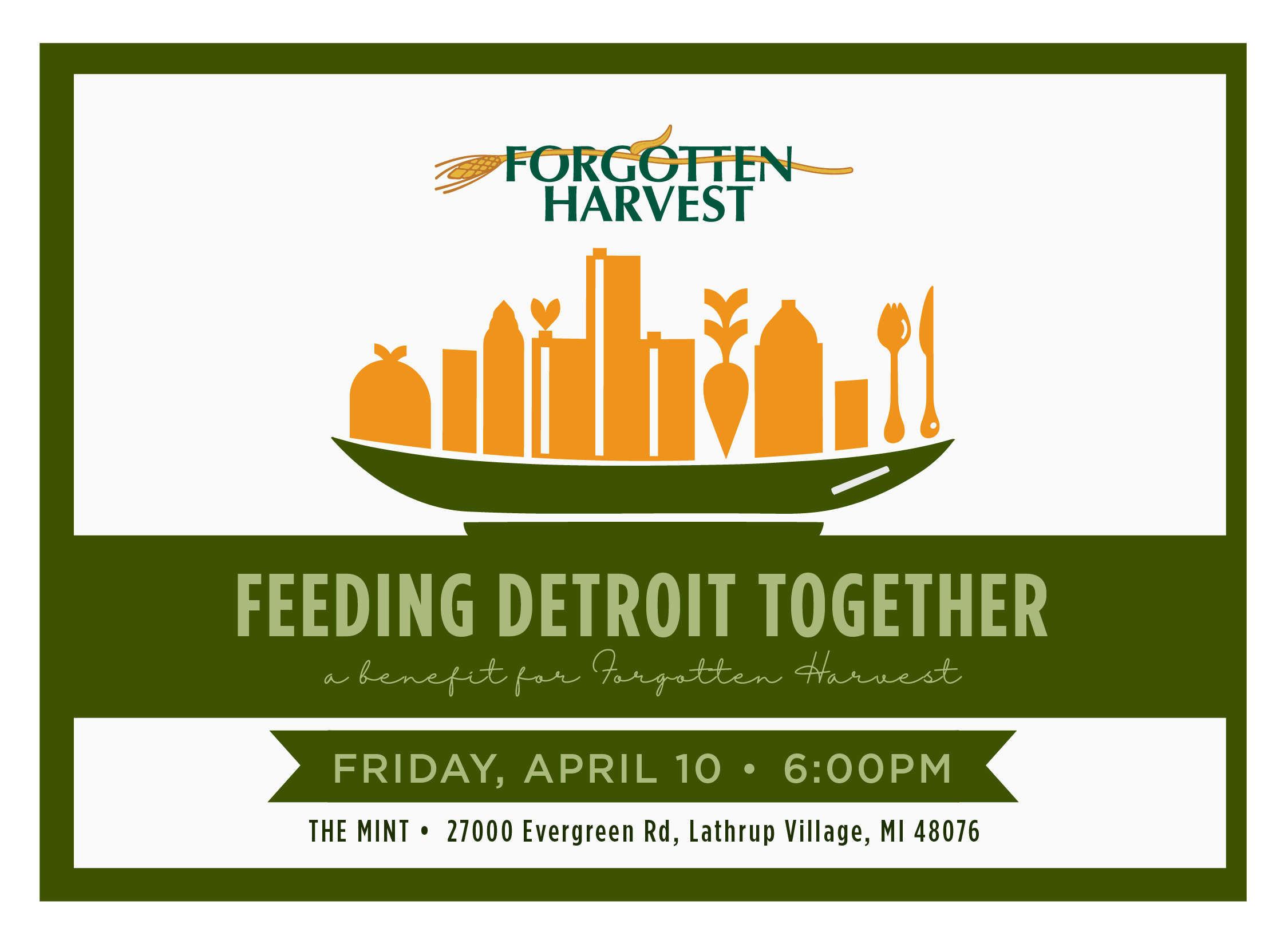 Feeding Detroit Together – a Benefit for Forgotten Harvest